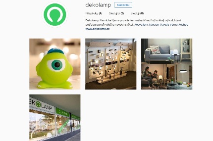 Dekolamp auf Instagram