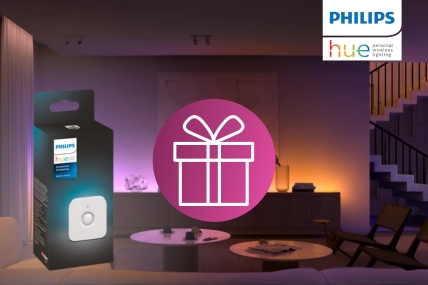 Sichern Sie sich jetzt Ihren kostenlosen Philips Hue Bewegungssensor!
