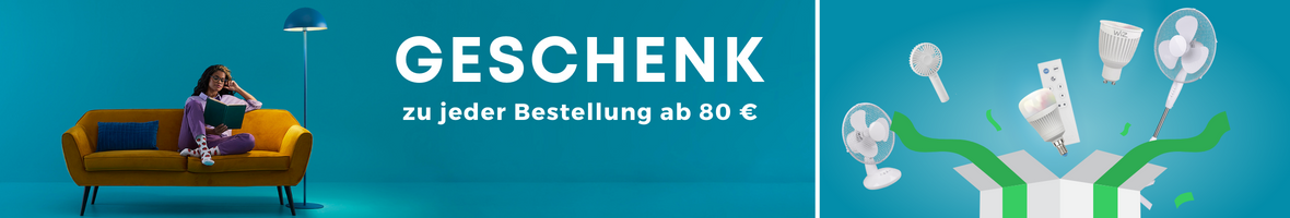 Banner - Holen Sie sich ein tolles Geschenk für Einkäufe über 2.000 CZK