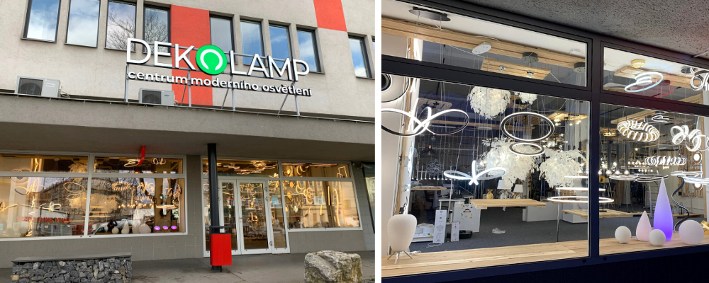 Neuer Declamp Ausstellungsraum in Brno