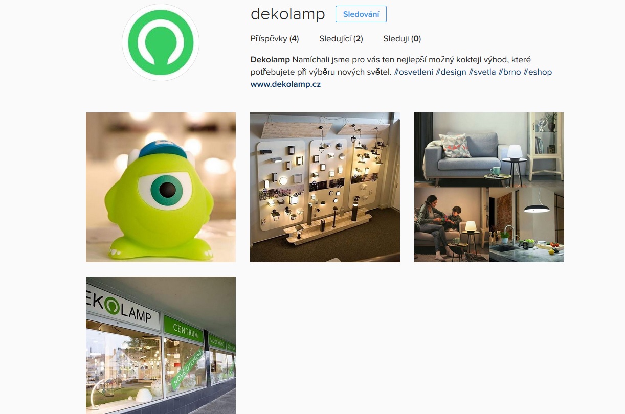 Dekolampe auf Instagram