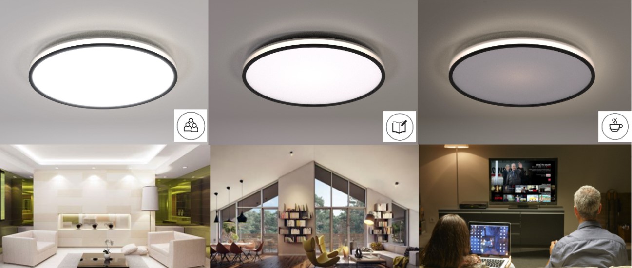 Philips Ozziet Ceiling Light Scene Switching