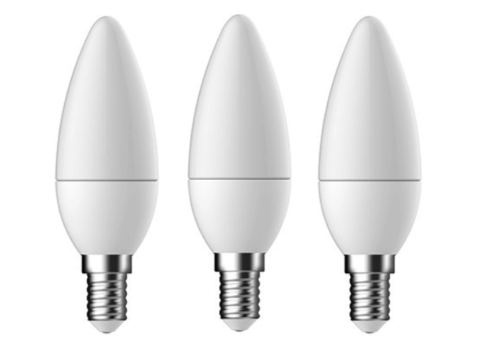 GE 93063342 3x LED-Leuchtmittel 1x3,5W | E14 | 250lm | 2700 K - weiß