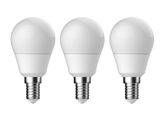 GE 93063964 3x LED-Leuchtmittel 1x5,5W | E14 | P45 | 470lm | 2700 K - weiß