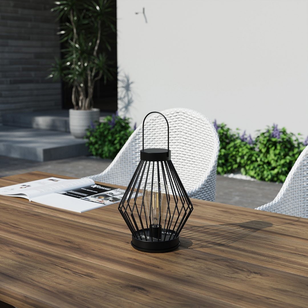 Trio R54046132 LED-Solar-Außenleuchte Merida 2700K | IP44