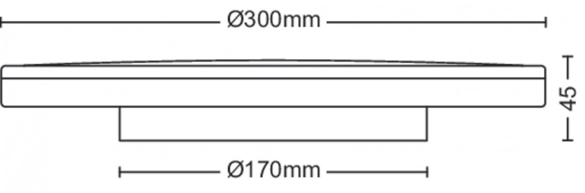 Philips 8719514431928 LED-Deckenleuchte Ozziet 1x18W | 1800lm | 2700K -  dimmbar - SceneSwitch, schwarz | Deckenlampen