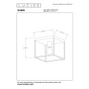 Lucide 00124/01/30 Deckenleuchte Ruben 1x40W | E27