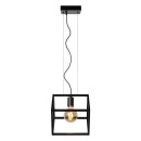 Lucide 00425/01/30 Hängende Deckenleuchte Fabian 1x40w | E27 - schwarz, dimmbar