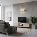 Ideal Lux 014166 Wandleuchte Mini Clip Small Bianco 2x60W | E27 - weiß