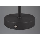 Trio R59151132 LED-Tischleuchte Jeff 1x1,5W | 150lm | 3000K | IP20 - 4-stufige Touchfunktion, Batteriebetrieb, USB-C Betrieb, mattschwarz