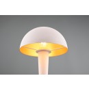 Trio R59561131 LED-Tischleuchte Canaria 1x4,9W | E14 |IP20 - 470lm | 3000K - Touch-Funktion an/aus, matt weiß/gold