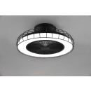 Trio R64122132 LED-Deckenventilator Sandfjord 1x30W | 3420lm | 2700-6500K | IP20 - WIZ-Technologie, 3 Geschwindigkeitsstufen, integrierter Dimmer, einstellbare Lichtfarbe, Memory-Funktion, Nachtlichtfunktion, Fernbedienung, Zeitschaltuhr