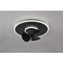 Trio R64133132 LED-Ventilator Nybro 1x30W | 3500lm | 2700-6500K | IP20 - WIZ-Technologie, Oszillationsfunktion, 3 Geschwindigkeitsstufen, integrierter Dimmer, einstellbare Lichtfarbe, Memory-Funktion, Nachtlichtfunktion, Fernbedienung, Sleep Time