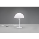 Trio 506200131 Tischleuchte Nola 1x28W | E27 | IP20 - Kabelschalter, mattweiß