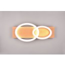 Trio 641110231 LED-Deckenleuchte Barca 1x30W | 3500lm | 3000K | IP20 - 3 Stufen Dimmschalter, Holz, mattweiß