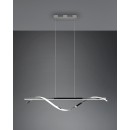 Trio R32201106 LED-Pendelleuchte Isabel 1x26W | 3000lm | 4000K | IP20 - 3 Phasen dimmbar, höhenverstellbar, chrom