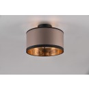 Trio R61552041 Deckenleuchte Davos 2x28W | E14 | IP20 - schwarz matt/taupe