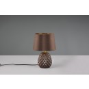 Trio R51531026 Tischleuchte Ariana 1x40W | E14 | IP20 - Kabelschalter, Keramik/Muster