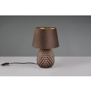 Trio R51531926 Tischleuchte Ariana 1x60W | E27 | IP20 - Kabelschalter, braun