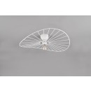 Trio R61451031 Deckenleuchte Chapeau 1x40W | E27 | IP20 - mattweiß