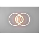 Trio R62783635 LED-Deckenleuchte Giro 1x25W | 3000lm | 2700-6000K | IP20 - integrierter Dimmer, einstellbare Lichtfarbe, Nachtlichtfunktion, Fernbedienung, 3 Dimmstufen mit Schalter, Holzimitation