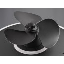 Trio R64133132 LED-Ventilator Nybro 1x30W | 3500lm | 2700-6500K | IP20 - WIZ-Technologie, Oszillationsfunktion, 3 Geschwindigkeitsstufen, integrierter Dimmer, einstellbare Lichtfarbe, Memory-Funktion, Nachtlichtfunktion, Fernbedienung, Sleep Time