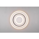 Trio R64303931 LED-Deckenleuchte Jora 1x55W | 6400lm | 2700-6000K | IP20 - integrierter Dimmer, stufenlos einstellbare Lichtfarbe, Memory-Funktion, Fernbedienung, Nachtlicht, Sleep-Timer, 3 Stufen Dimmung über Schalter, mattweiß