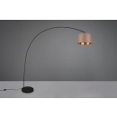 Trio 419200141 Stehleuchte Mansur 1x60W | E27 | IP20 - Fußschalter, schwarz matt, taupe