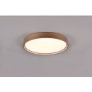 Trio 641310265 LED-Deckenleuchte Doha - Lichtfarbeneinstellung an der Leuchte, getrennte Schaltung der Lichtquellen, Kaffee