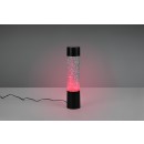 Trio R50871032 LED-Tischleuchte Glitter 1x9W | 0lm | RGB | IP20 - Farbwechsel, Schalter an der Struktur, mattschwarz