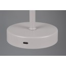 Trio R59151177 LED-Tischleuchte Jeff 1x1,5W | 150lm | 3000K | IP20 - 4-stufige Touchfunktion, Batteriebetrieb, USB-C Betrieb, grau