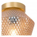 Lucide 03134/01/62 Deckenleuchte Rosalind 1x40w | E27 - Bernstein, Glas, Dimmer