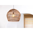 Lucide 03437/60/44 Hängende Deckenleuchte Molloko 1x40w | E27 - Ocker, Rattan, dimmbar