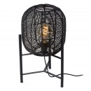 Lucide 03541/01/30 HERMINE dekorative Tischlampe H455mm | 1xE27 - schwarz