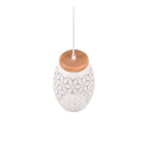 Trio R31571031 Pendelleuchte Bidar 1x28W | E27 | IP20 - höhenverstellbar, weiß