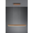 Trio 343310365 LED-Pendelleuchte Helios 1x48W | 5800lm | 2700-6500K | IP20 - Touchfunktion mit 4 Stufen, Lichtrichtung nach oben und unten, höhenverstellbar, variable Breiteneinstellung, Lichtfarbe stufenlos oder in einzelnen Stufen einstellbar