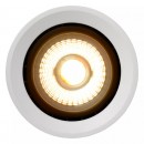 Lucide 09921/12/31 Spotleuchte Feder 1x12w | LED GU10 | 820lm | 2200k / 3000k - inkl. Lampe, weiß, dimmbar, CCT