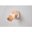 Trio 801170131 Wandleuchte Aruni 1x10W | GU10 | IP20 - switch on structure, Holz, weiß