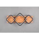Trio 643210332 LED-Deckenleuchte Rama 1x32W | 3800lm | 3000K | IP20 - 3 Stufen Dimmschalter, mattschwarz