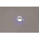 Trio 653610106 LED Spotleuchte Argus 1x4W | 350lm | 3000K+RGBW | IP20 - integrierter Dimmer, Memory-Funktion, Fernbedienung, separat dimmbar, chrom