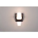 Trio R24266232LED-Außenwandleuchte Limeira 2x3,5W | 380lm | 3000K | IP44 - Aufsatz-/Hintergrundleuchte, schwarz matt