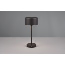 Trio R59151132 LED-Tischleuchte Jeff 1x1,5W | 150lm | 3000K | IP20 - 4-stufige Touchfunktion, Batteriebetrieb, USB-C Betrieb, mattschwarz