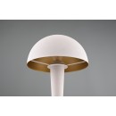 Trio R59561131 LED-Tischleuchte Canaria 1x4,9W | E14 |IP20 - 470lm | 3000K - Touch-Funktion an/aus, matt weiß/gold