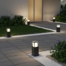 Trio 577860142 LED-Außenpoller Witham 1x14,5W | 1450lm | 2300+3000+4000K | IP54 - Lichtfarbeneinstellung an der Leuchte, anthrazit