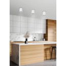 Trio 612900134 Keks 1x35W | GU10 | IP20 - variable Lichtrichtungseinstellung, schwarz, weiß