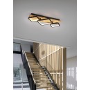 Trio 643210332 LED-Deckenleuchte Rama 1x32W | 3800lm | 3000K | IP20 - 3 Stufen Dimmschalter, mattschwarz