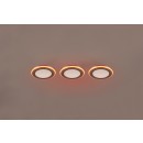 Trio 653610306 LED-Strahler Argus 3x4W + 3x1W | 350lm | 3000K+RGBW | IP20 - integrierter Dimmer, Memory-Funktion, Fernbedienung, separat dimmbar, Chrom