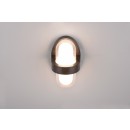 Trio R24256232 LED-Außenwandleuchte Limeira 2x3,5W | 380lm | 3000K | IP44 - Aufsatz-/Hintergrundleuchte, schwarz matt