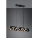 Trio R31305017 Pendelleuchte Sheldon 5x10W | E14 | IP20 - höhenverstellbar, mehrfarbig/schwarz