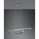 Trio R32201106 LED-Pendelleuchte Isabel 1x26W | 3000lm | 4000K | IP20 - 3 Phasen dimmbar, höhenverstellbar, chrom